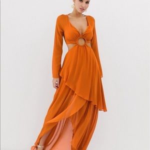 ASOS Design maxi dress with cut out